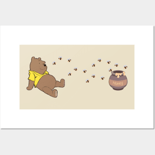 Honey bear Posters and Art